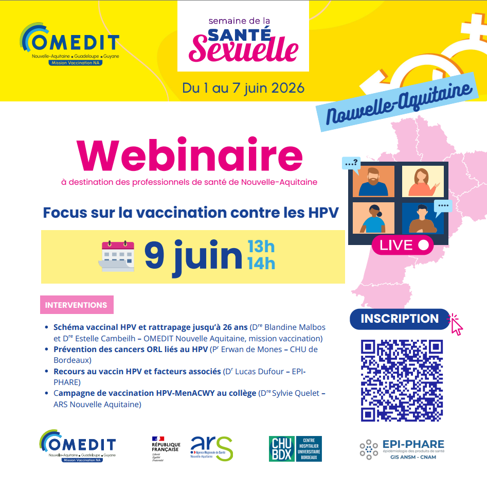 Webinaire - Focus sur la vaccination HPV