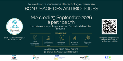 EMA Limousin | Conférence d'Infectiologie Creusoise & BUA